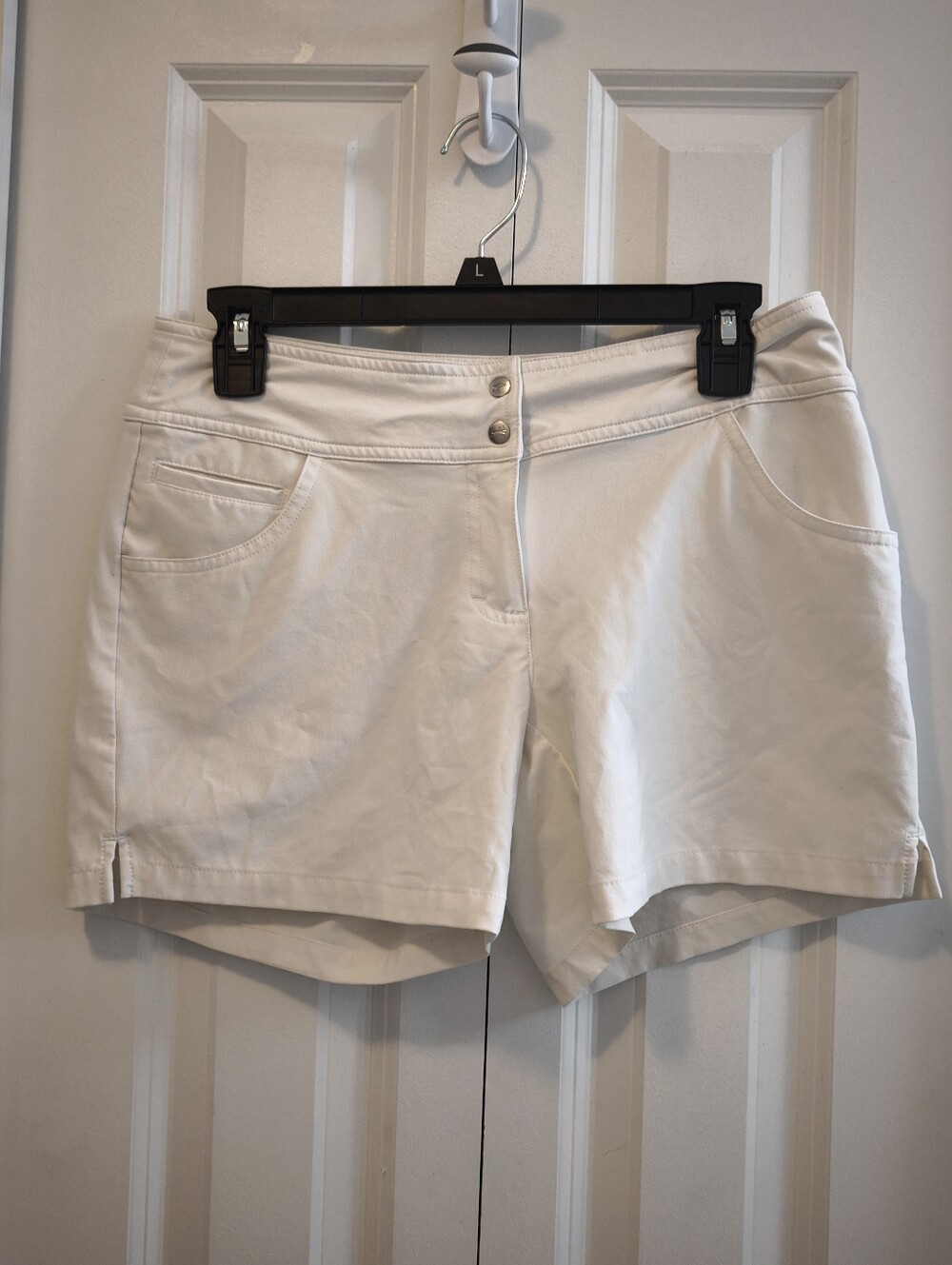 Slazenger White Women's Stretch Bermuda Shorts